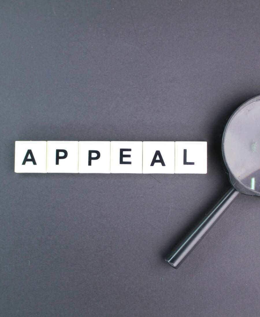 magnifying glass with words of appeal